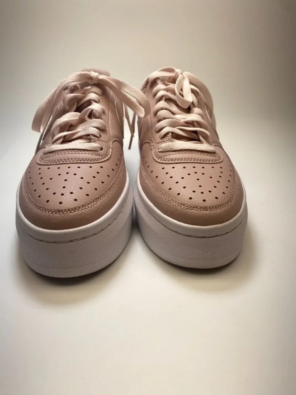 Nike Womens Court Vision Alta LTR Pink Platform Oxford DM0113 600 Sz 9.5